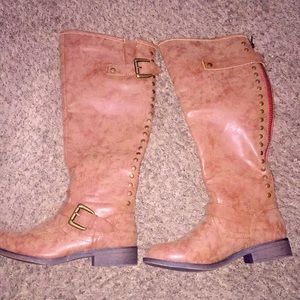 Just Fab Boots-Cognac in color size 7 never worn